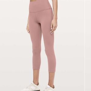 Lululemon Align Crop *21" Spanish Rose